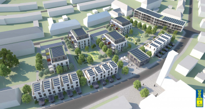 Visualisierung Wohnbebauung Untere Herzoghöhe Bayreuth